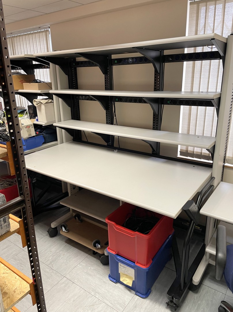 Wright Line 72x36” electronic / worktop bench with...