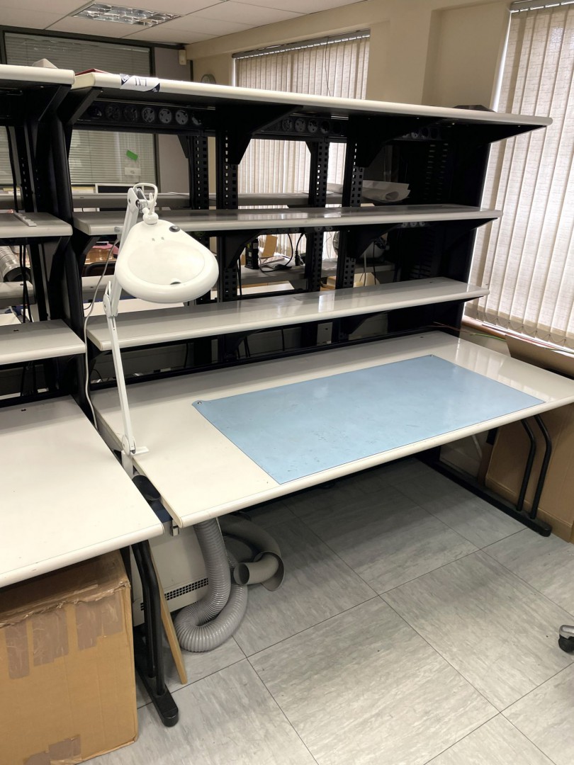 Wright Line 72x36” electronic / worktop bench with...