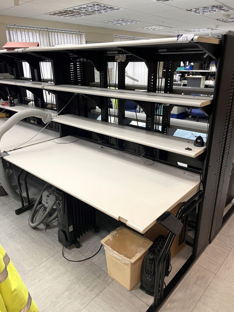 Wright Line 72x36” electronic / worktop bench with...
