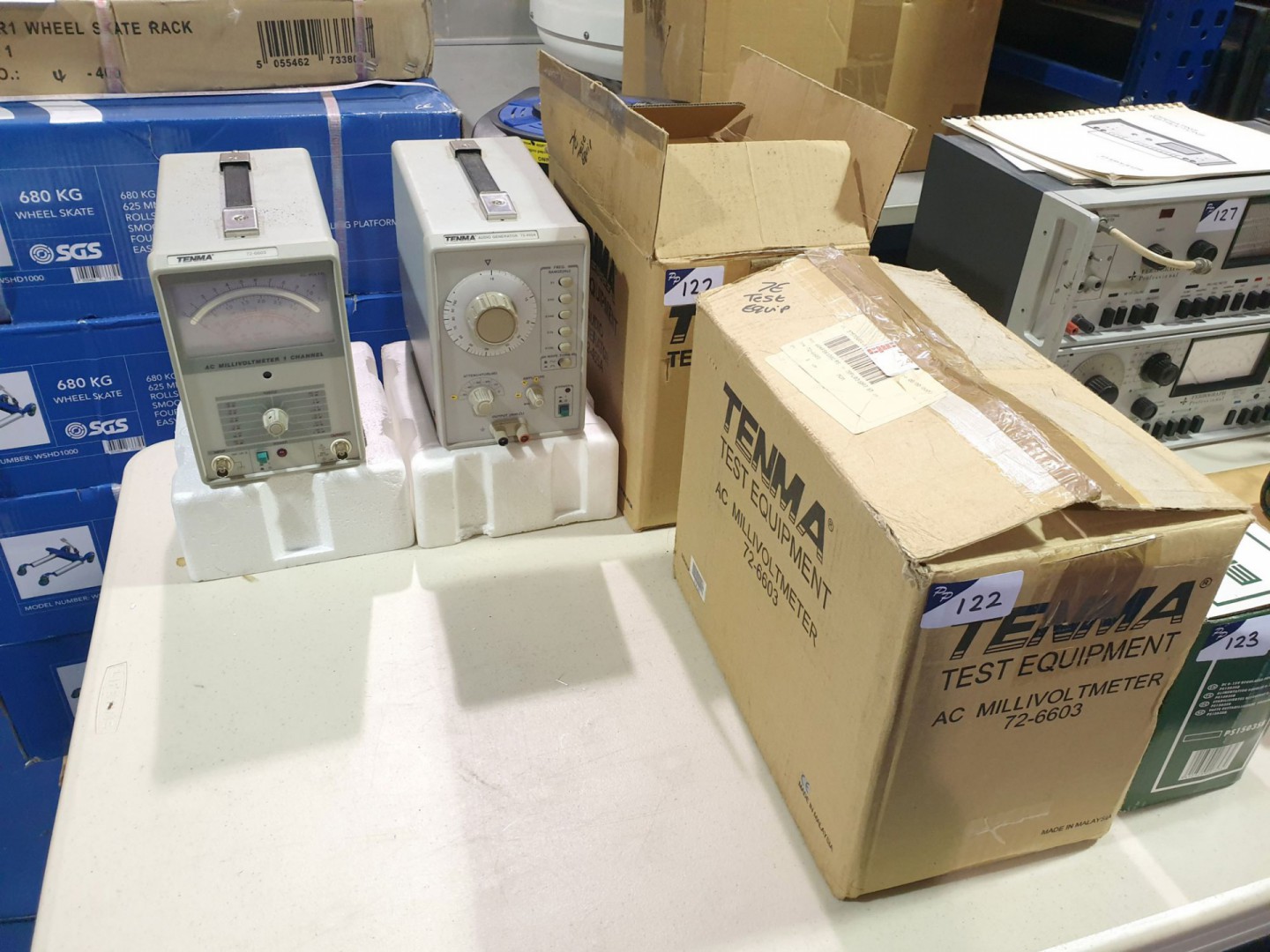 Tenna 72-6603 AC millivoltmeter, 1 channel, Tenna...