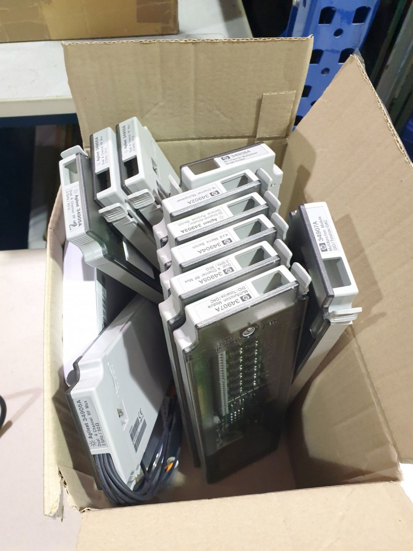 Qty various Agilent 34903A, 34907A, 34905A, 34904A...