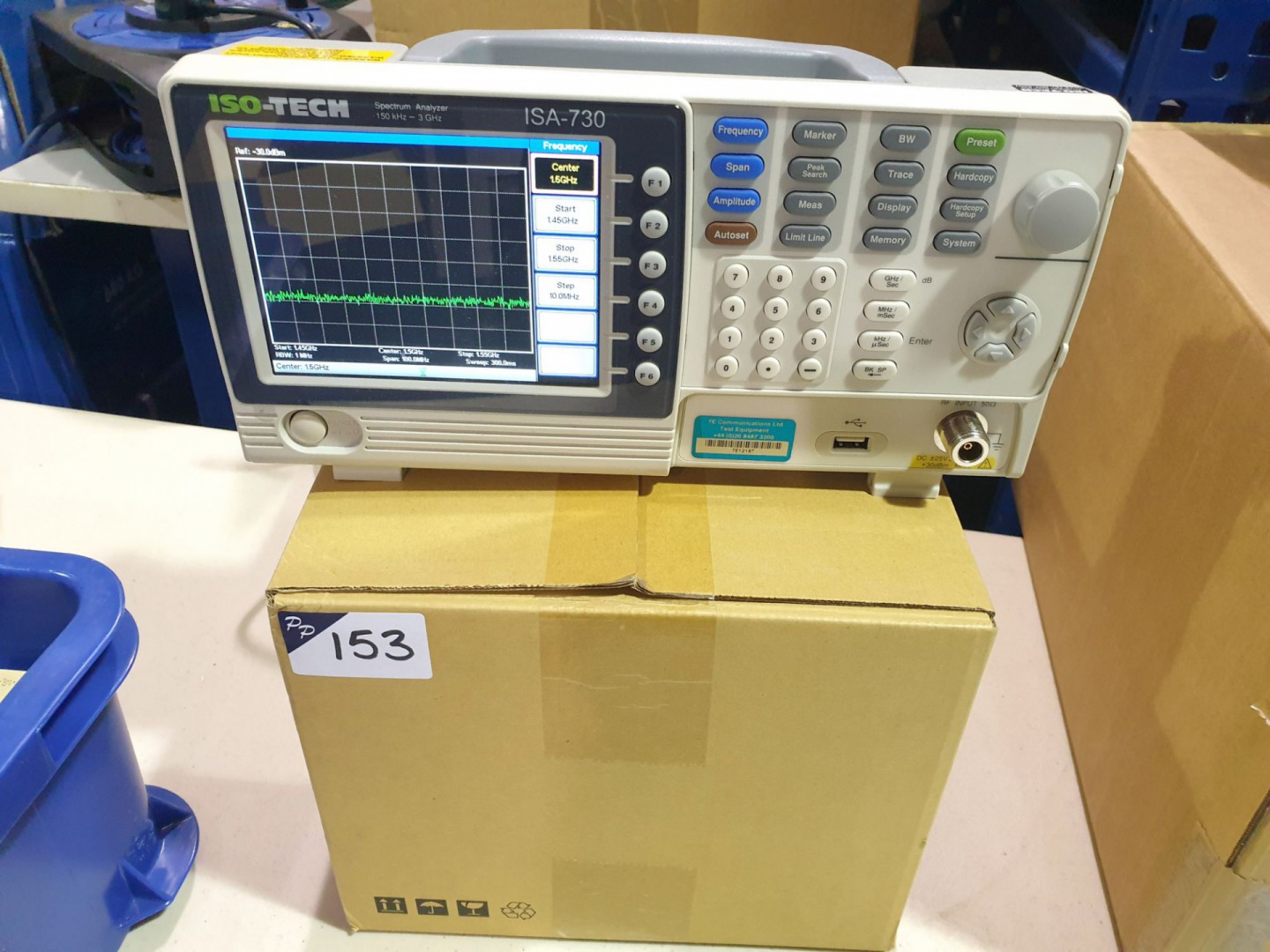 Iso-Tech ISA-730 spectrum analyser, 150kHz - 3GHz...