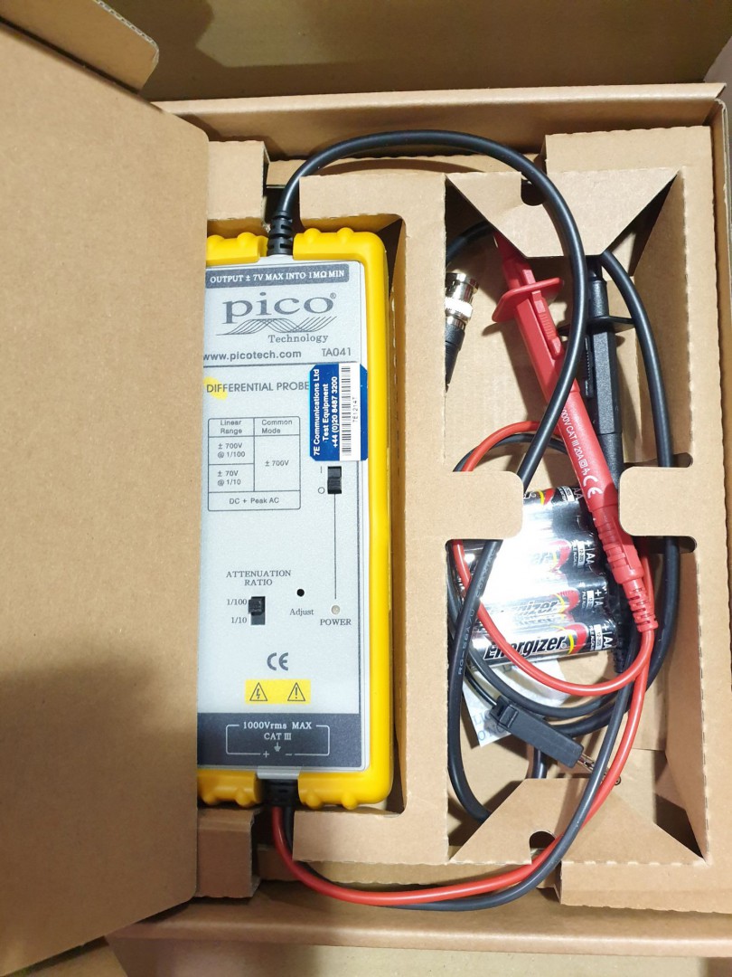 Pico TA041 differential probe (boxed & unused)