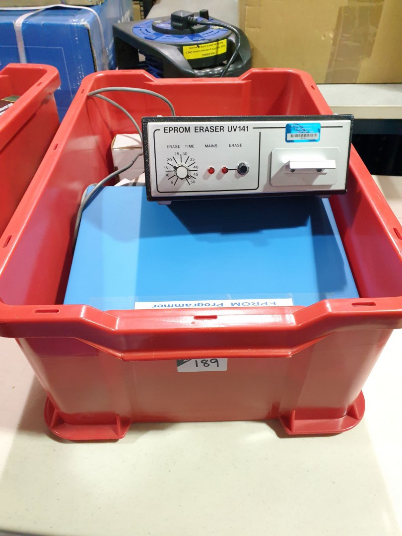 Qty various Epson UV141 eraser, Dataman S4 program...