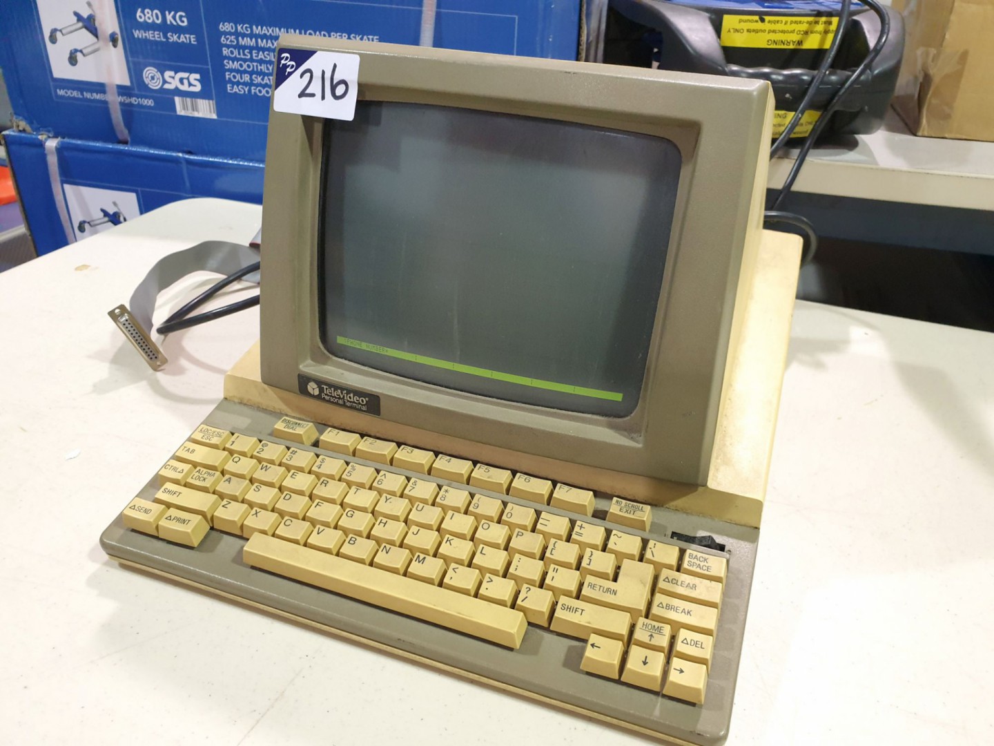 Televideo personnel terminal computer