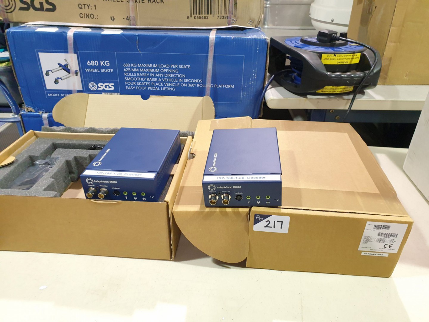 2x Indigovision 8000 encoder & decoder (boxed & un...