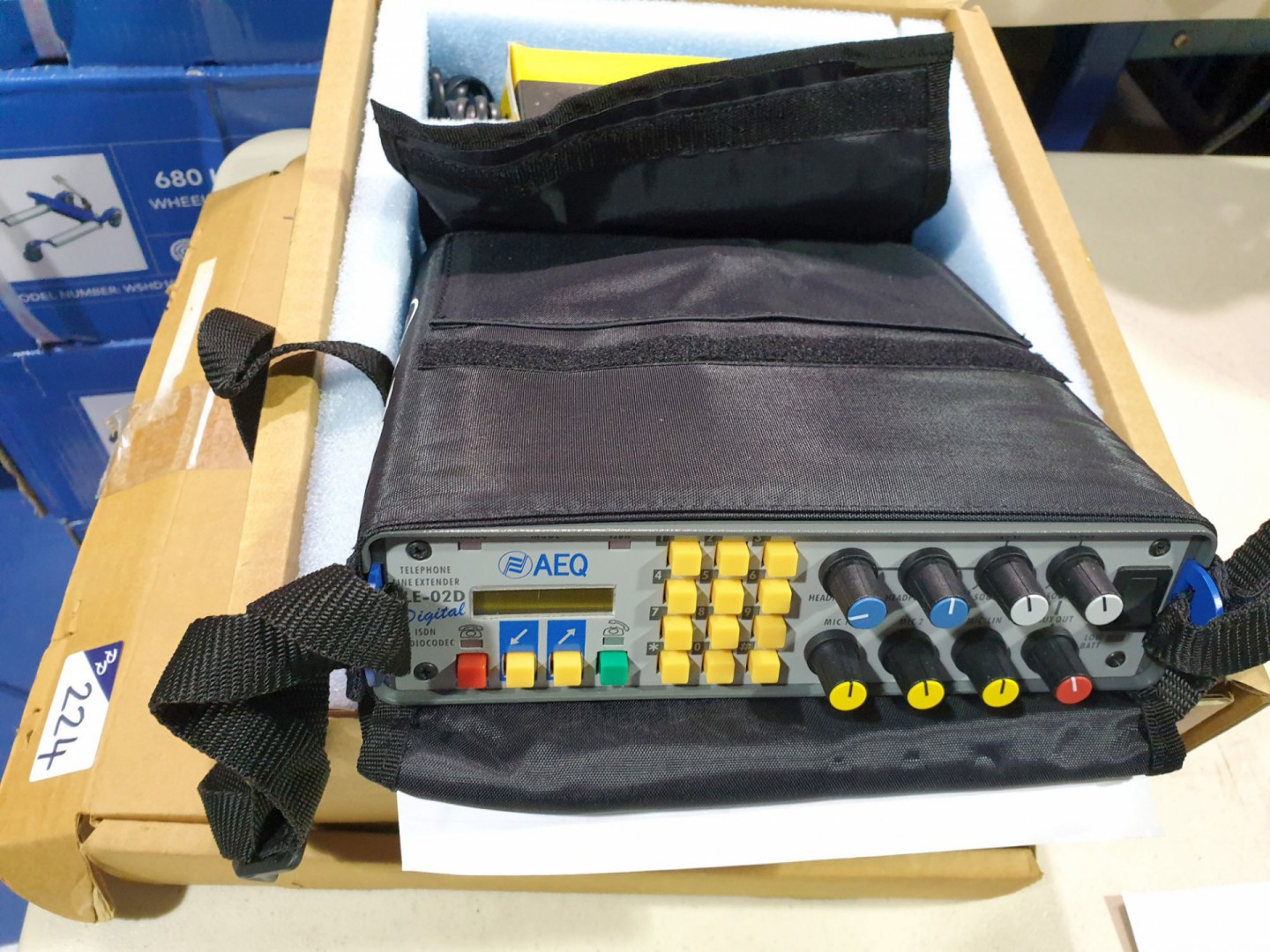AEQ TLE-02D telephone line extender digital ISDN a...