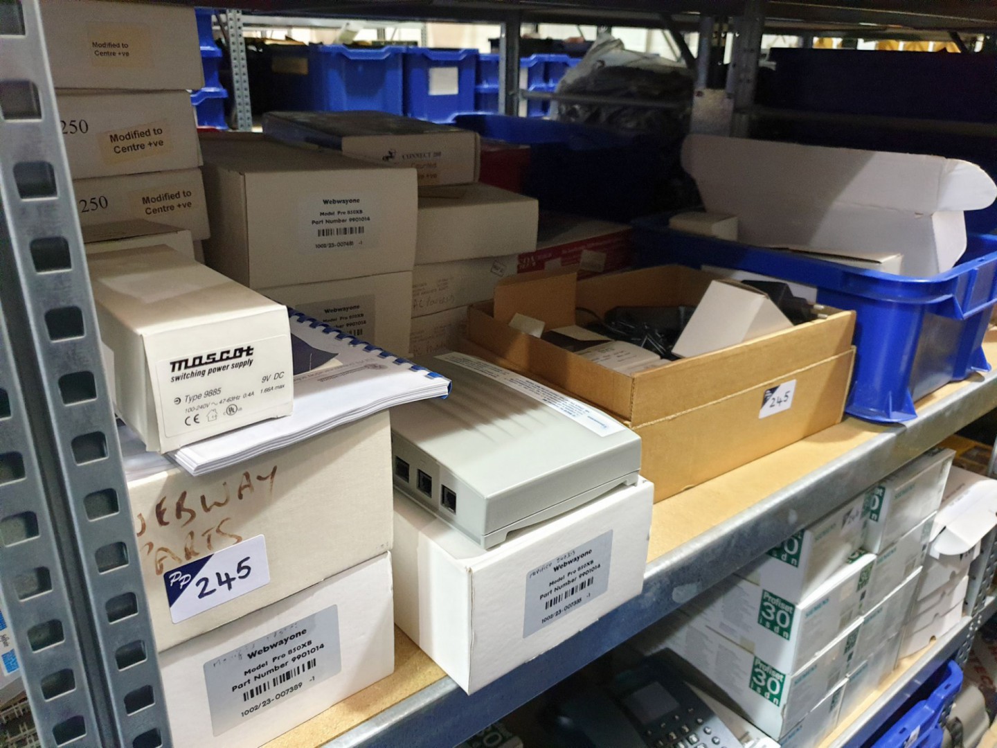 Qty various Webwayone 850XB Webway, ISDN connect b...