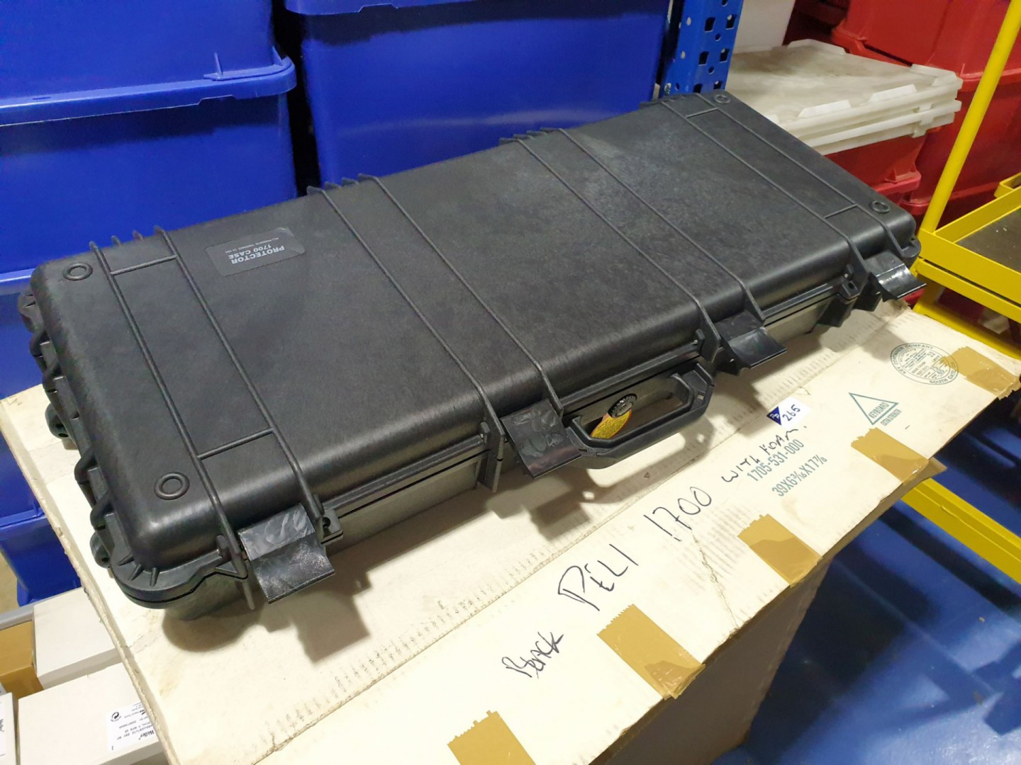 Peli black 1700 protector case (boxed & unused)