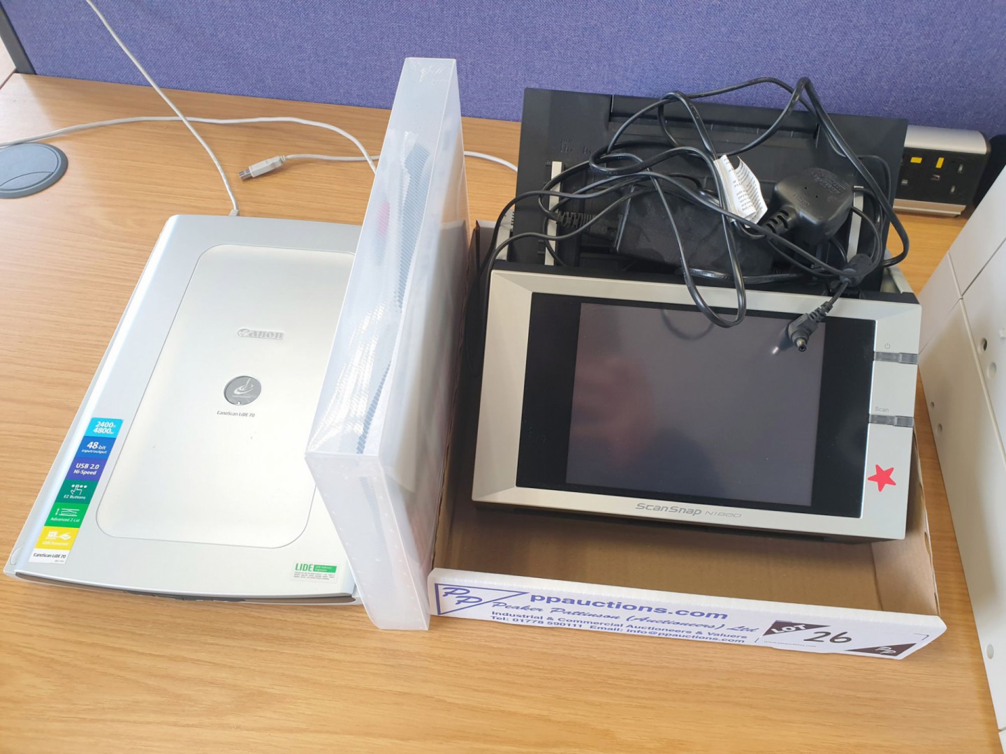 Fujitsu Snap Scan N1800 network scanner, Canon Can...