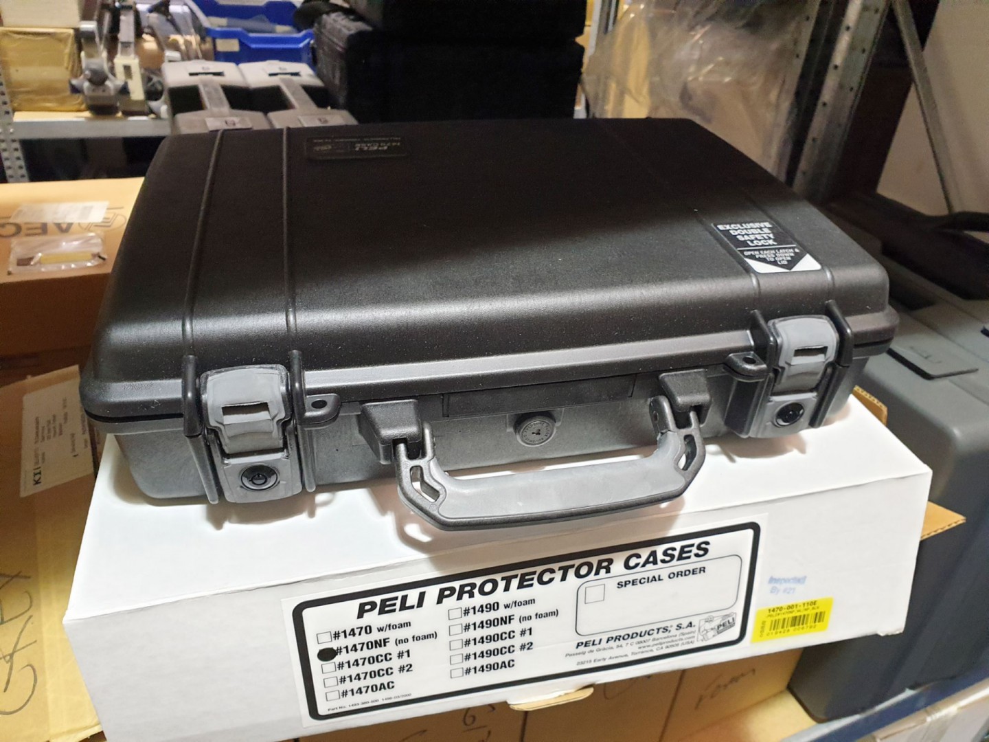 4x Peli 1470 plastic protector cases (boxed & unus...