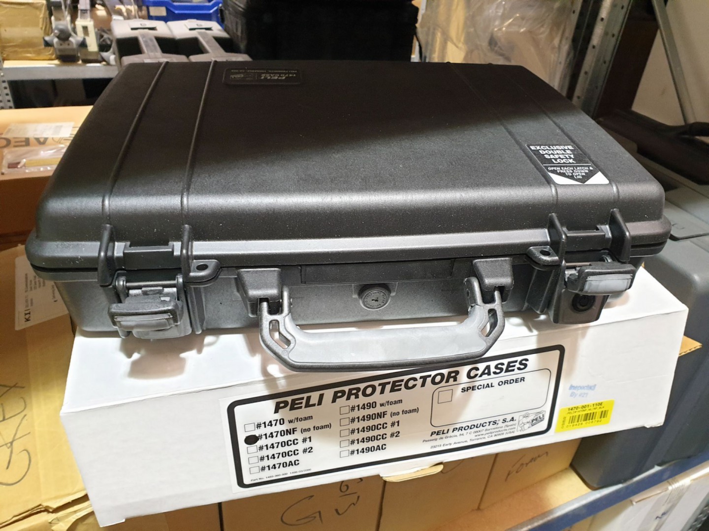 4x Peli 1470 plastic protector cases (boxed & unus...
