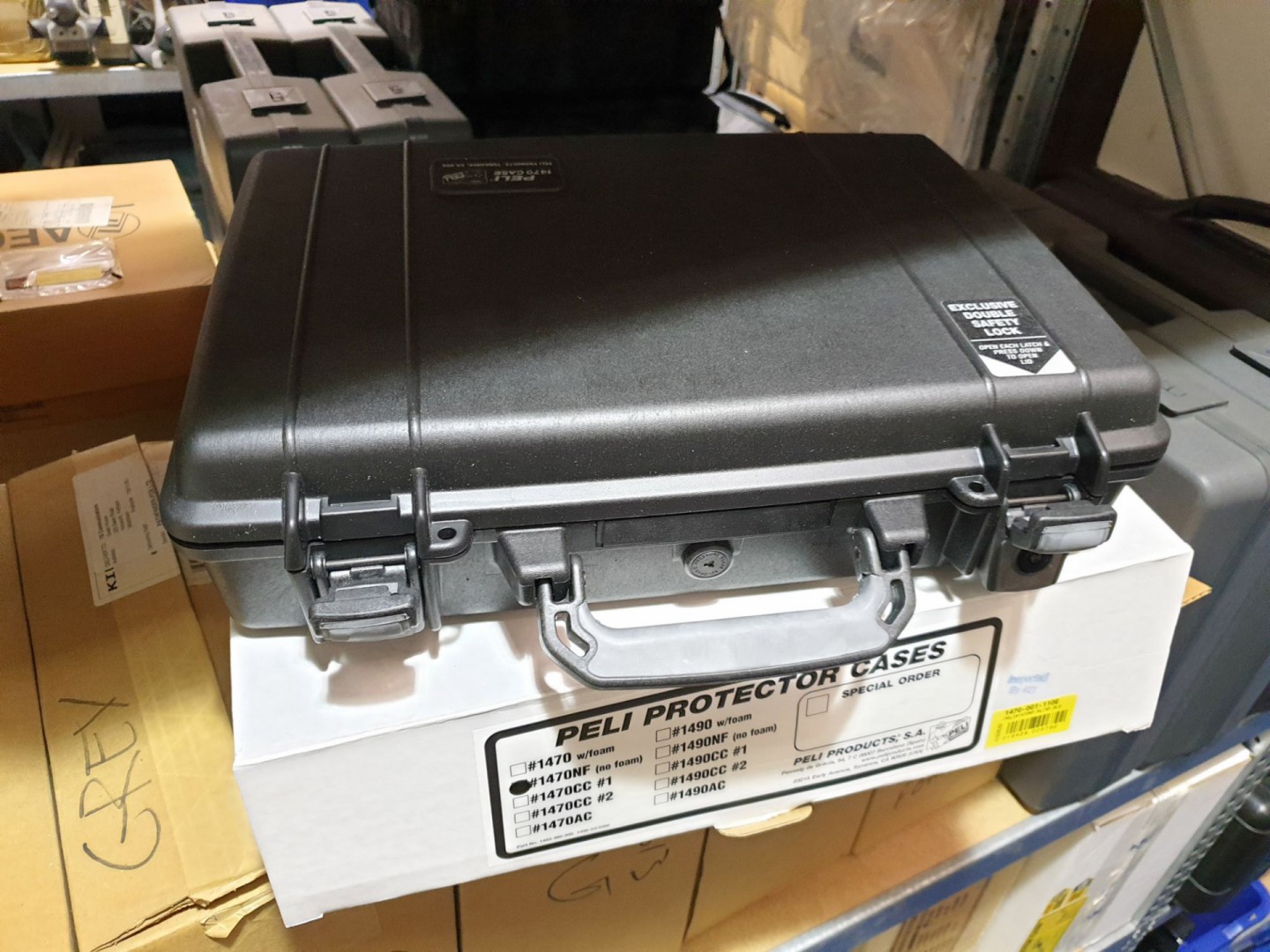 4x Peli 1470 plastic protector cases (boxed & unus...