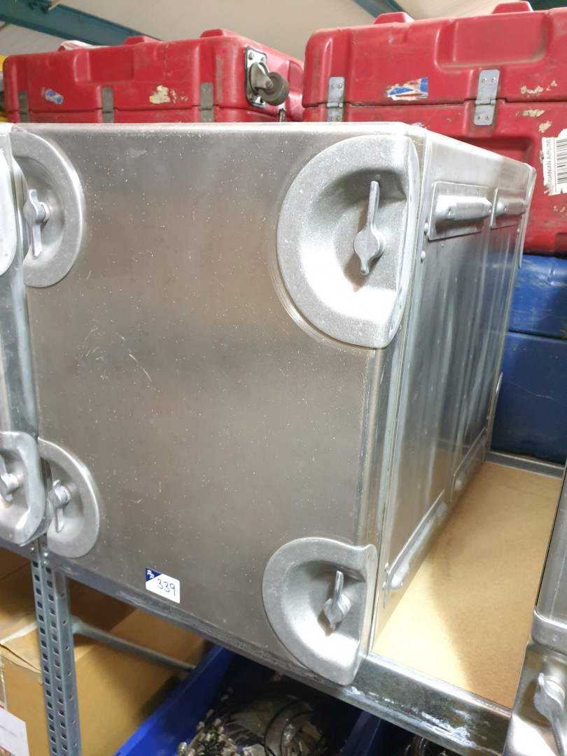 Milex aluminium transit case with handles, 17x27x2...