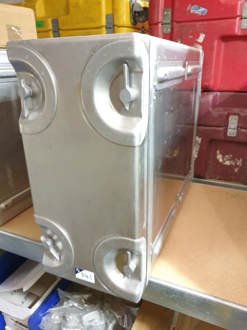 Milex aluminium transit case with handles, 27x21x1...