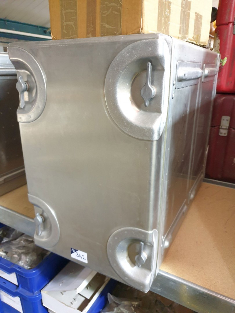 Milex aluminium transit case with handles, 27x21x1...