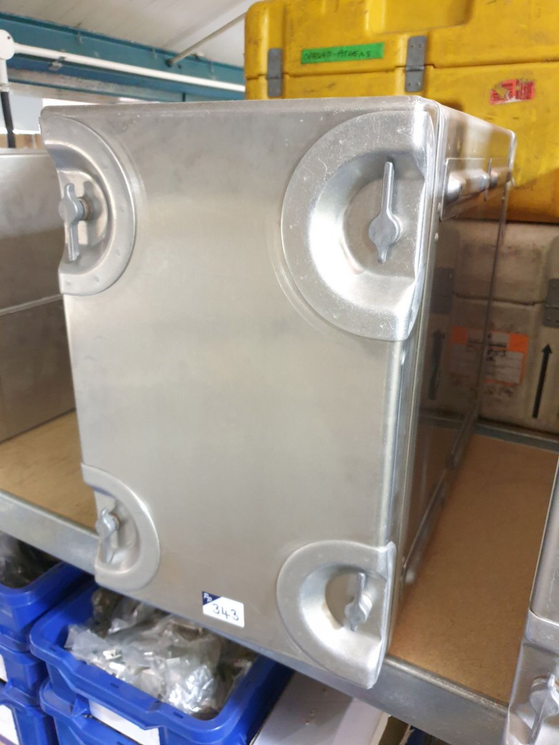 Milex aluminium transit case with handles, 27x21x1...