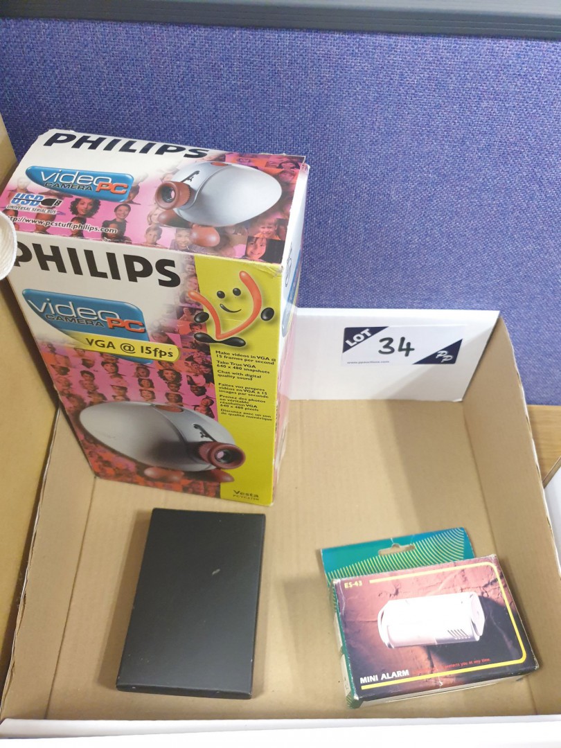 Philips PC video camera , NSSL Satcom Solutions ES...