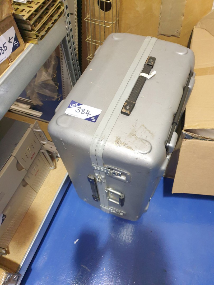 Grey plastic transit case
