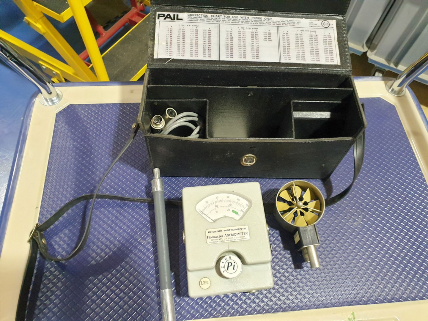 Pail Flomaster anemometer in case