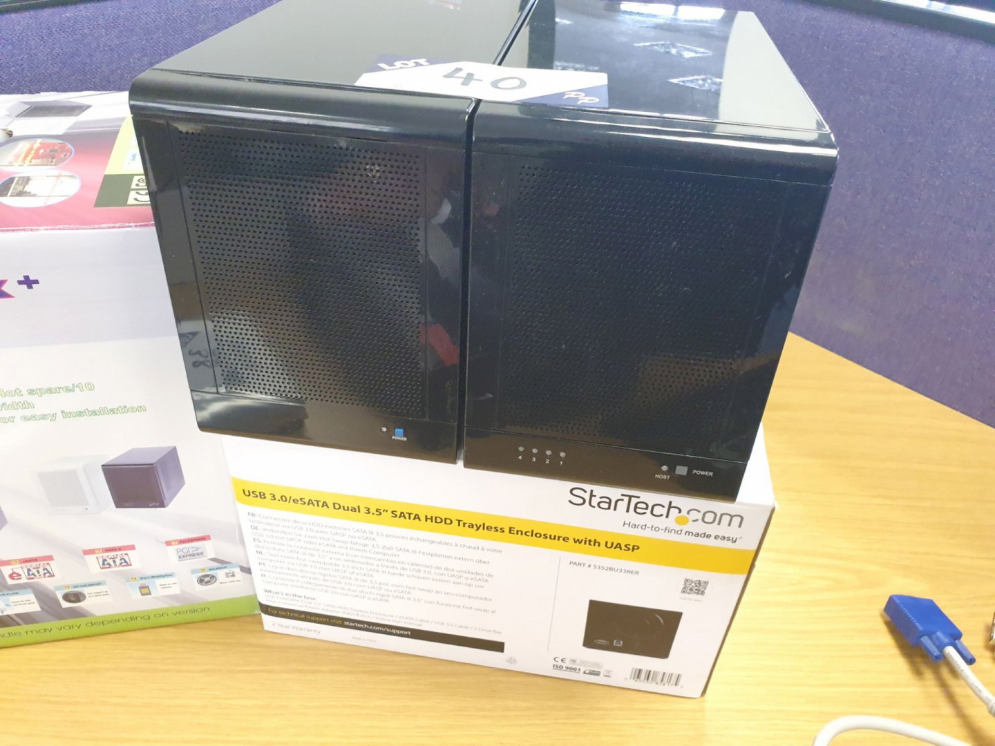2x Startech sata hard drive enclosures