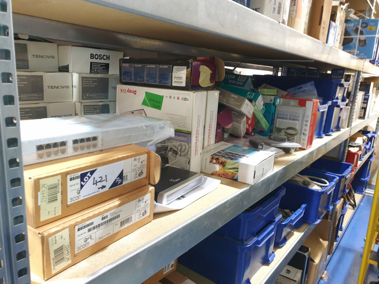 Qty various 3COM Baseline hubs (boxed & unused), V...