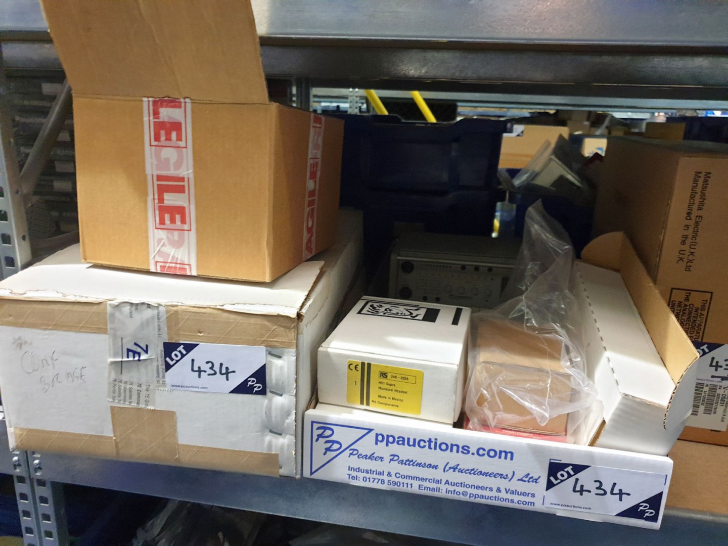 Qty various RS H51 supra monaural headsets, Prospe...