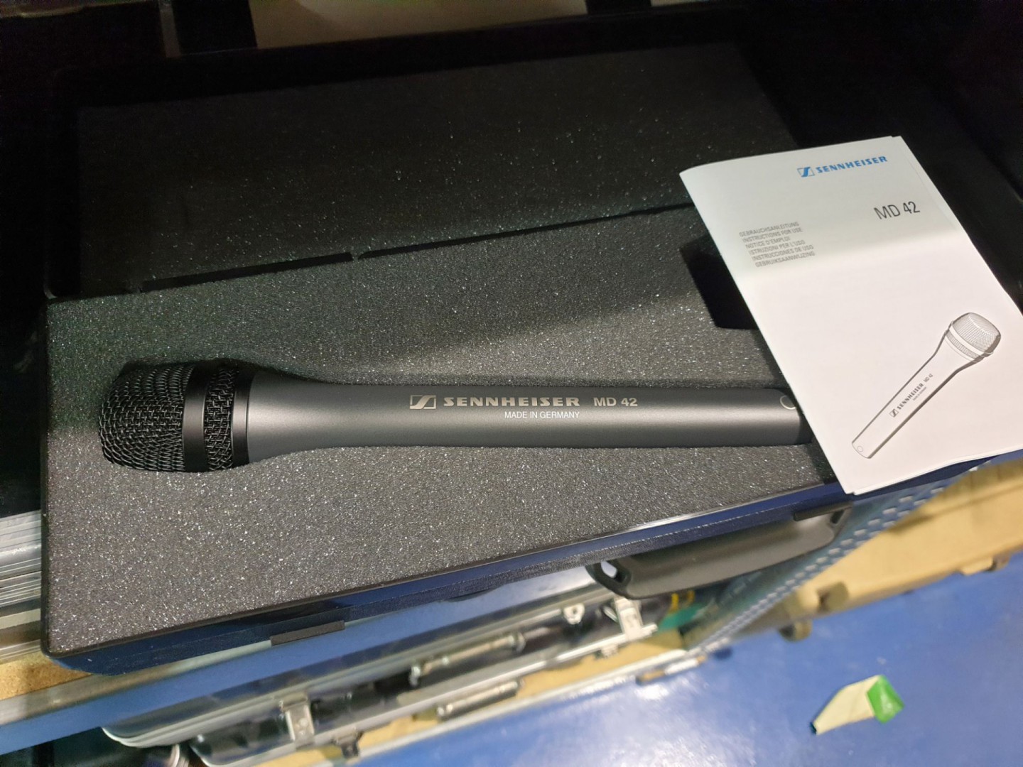 Sennheiser MD42 dynamic microphone (boxed & unused...