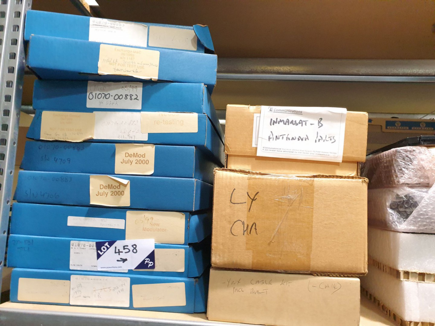 Qty various TCB-09 preface compatibility box (boxe...