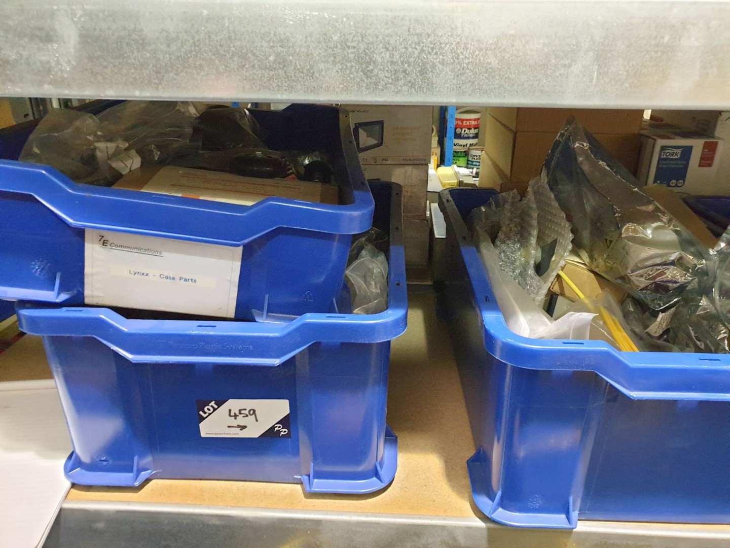 Qty various sat / network cables, Lynx case spares...