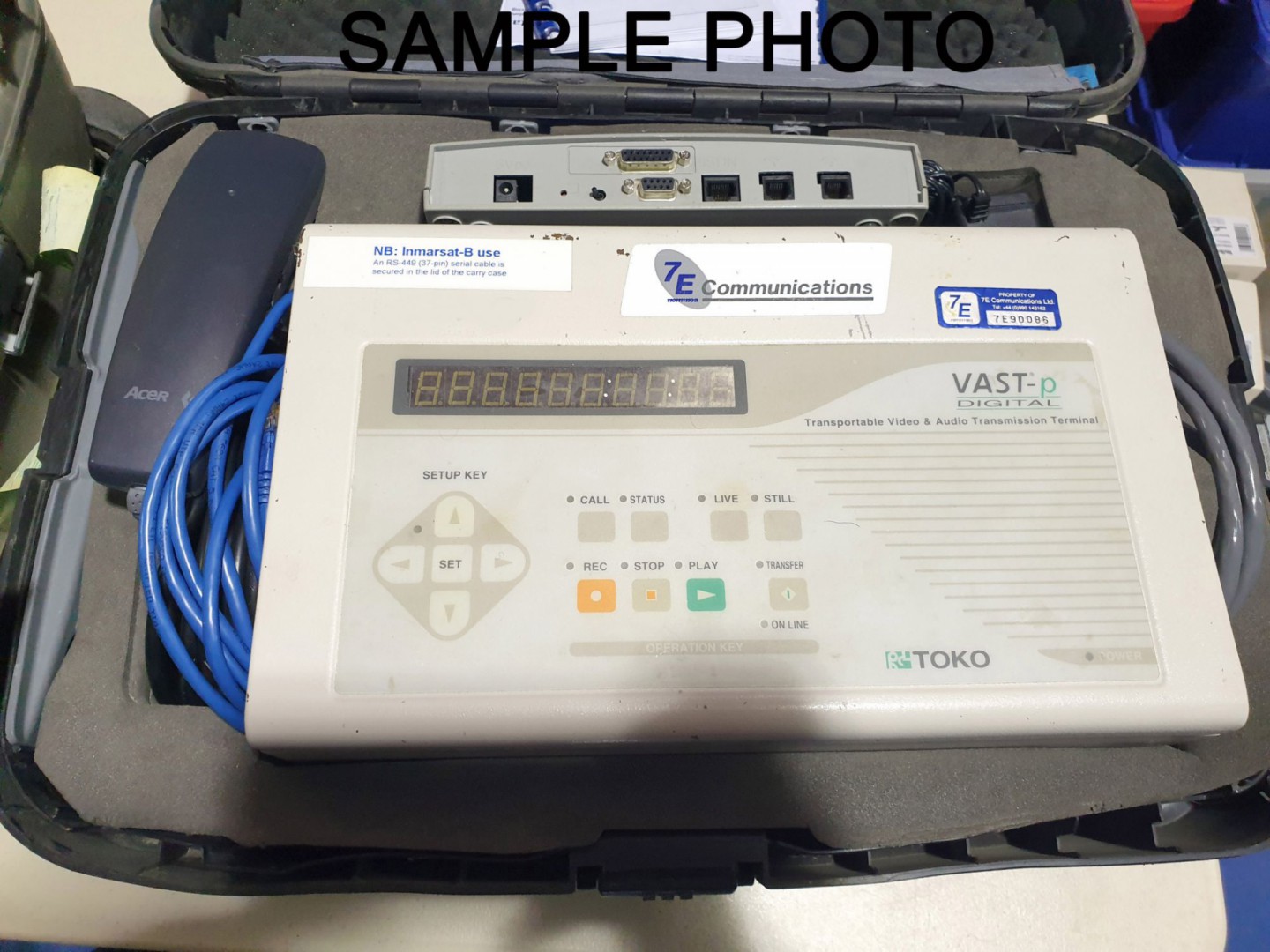 Toko Vast-P digital transportable video & audio tr...