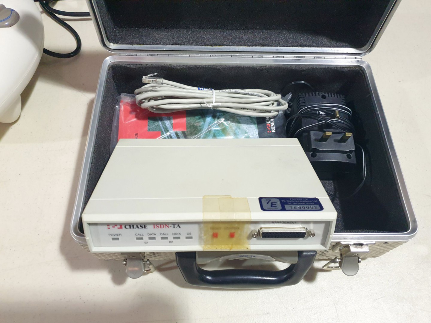 Chase ISDN-TA X.21 management port in aluminium ca...