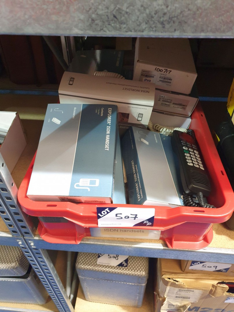 Qty various ISDN handsets inc: Thrane & Thrane, Ne...