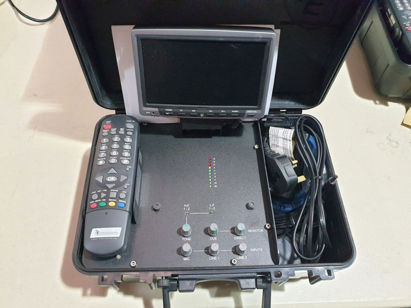 Talking Head live audio & video transmission syste...