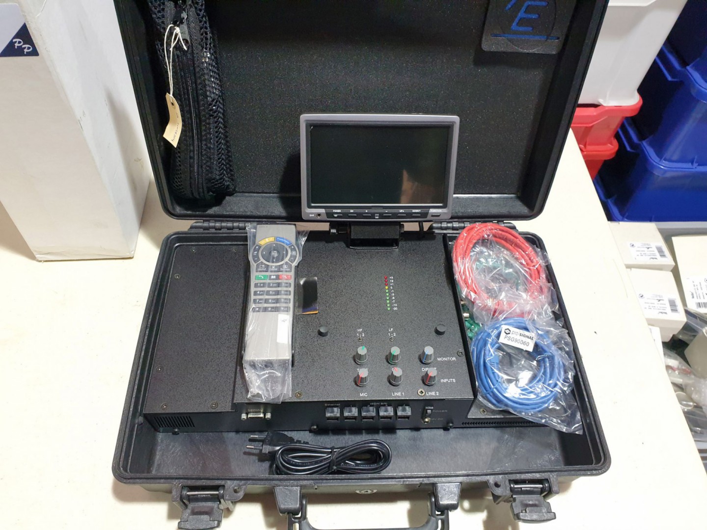 Talking Head live audio & video transmission syste...