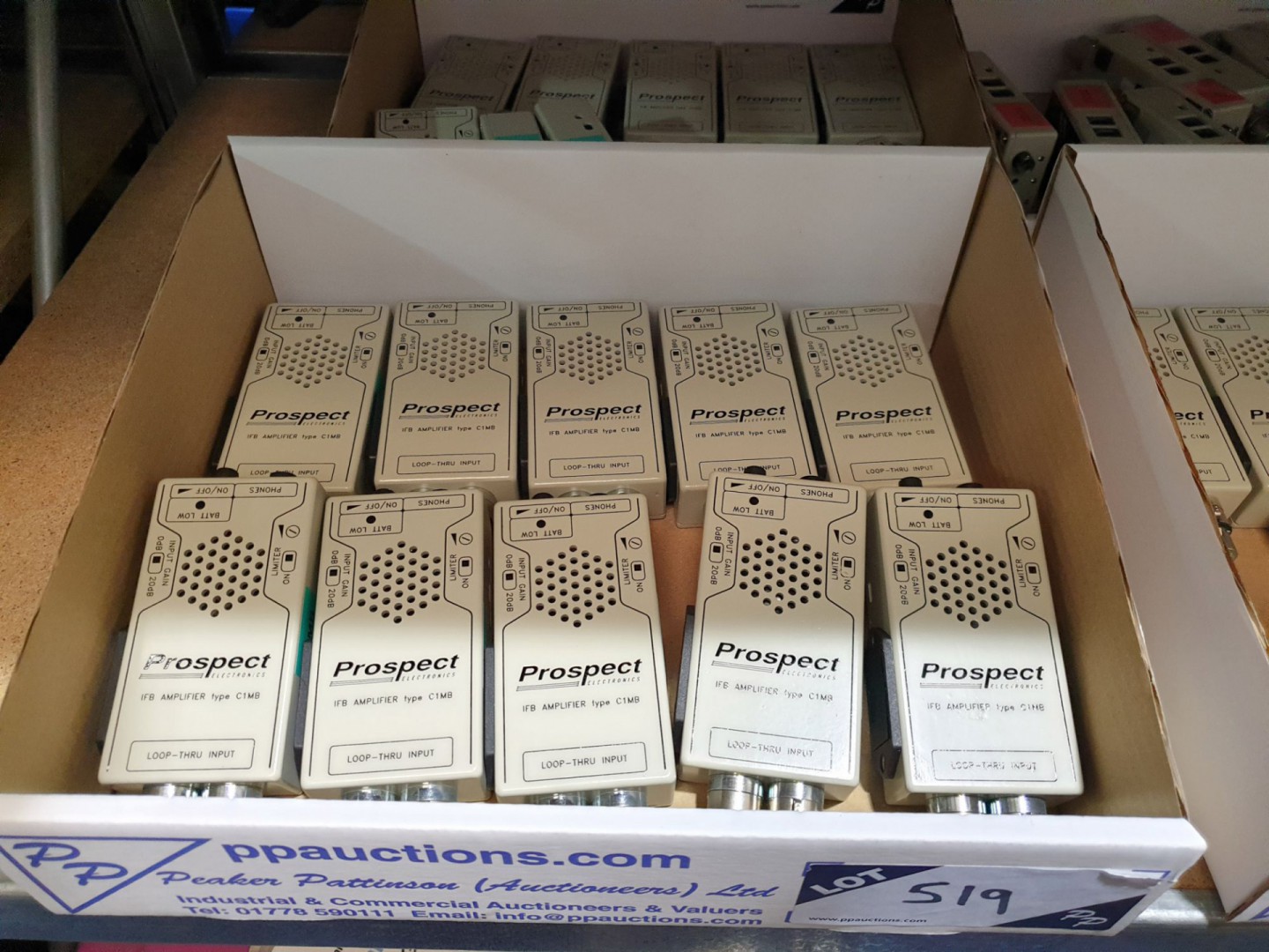 10x Prospect Electronics C1MB IFB amplifiers