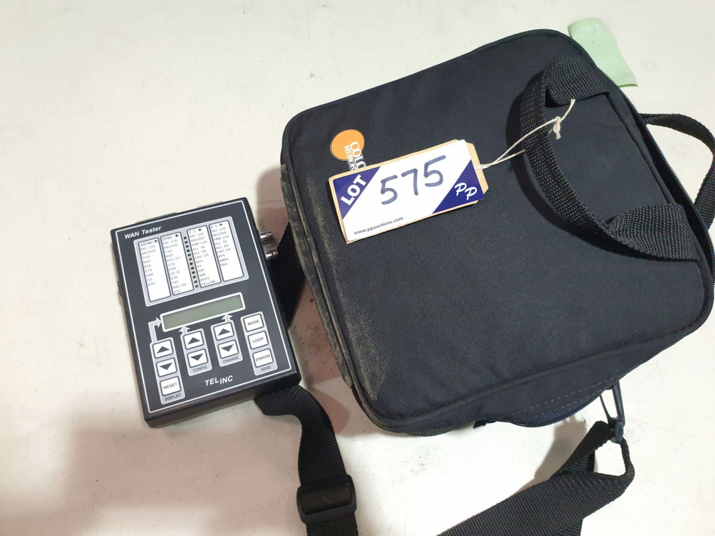 TEL TL2083EB WAN tester with equipment in carry ca...