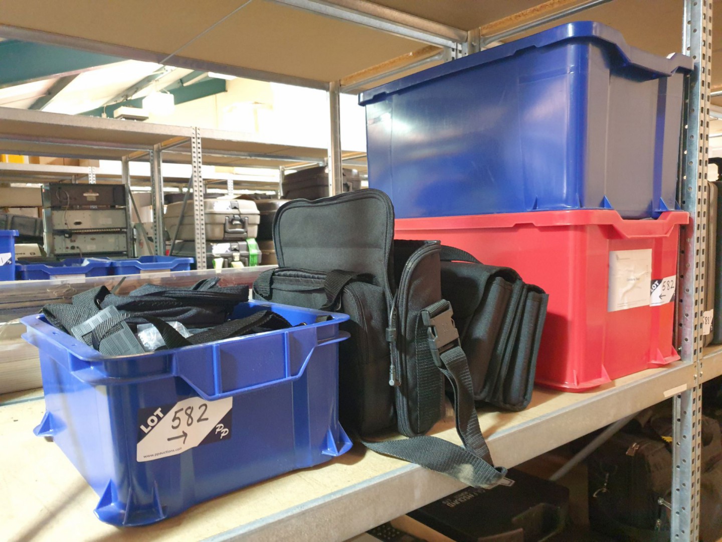 Qty various padded kit bags etc (bins not included...