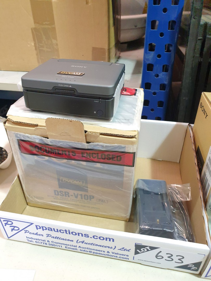 Sony DSR-V10P digital video cassette recorder with...