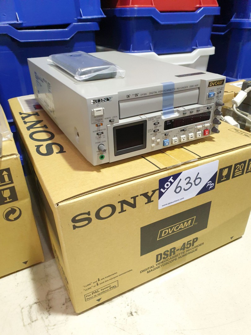 Sony DSR-45P digital video cassette recorder with...