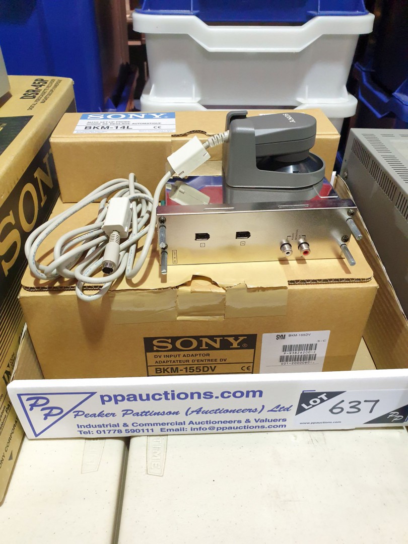 Sony BKM-155DV DC input adaptor (boxed & unused),...