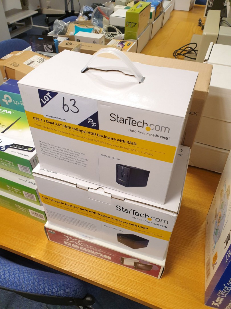 2x Startech Sata HDD enclosures, Cooler Master ext...