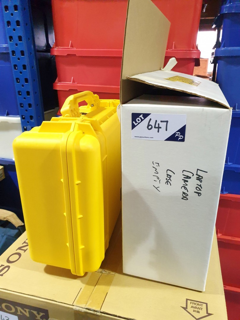 Peli 1520 yellow protector case (boxed & unused)