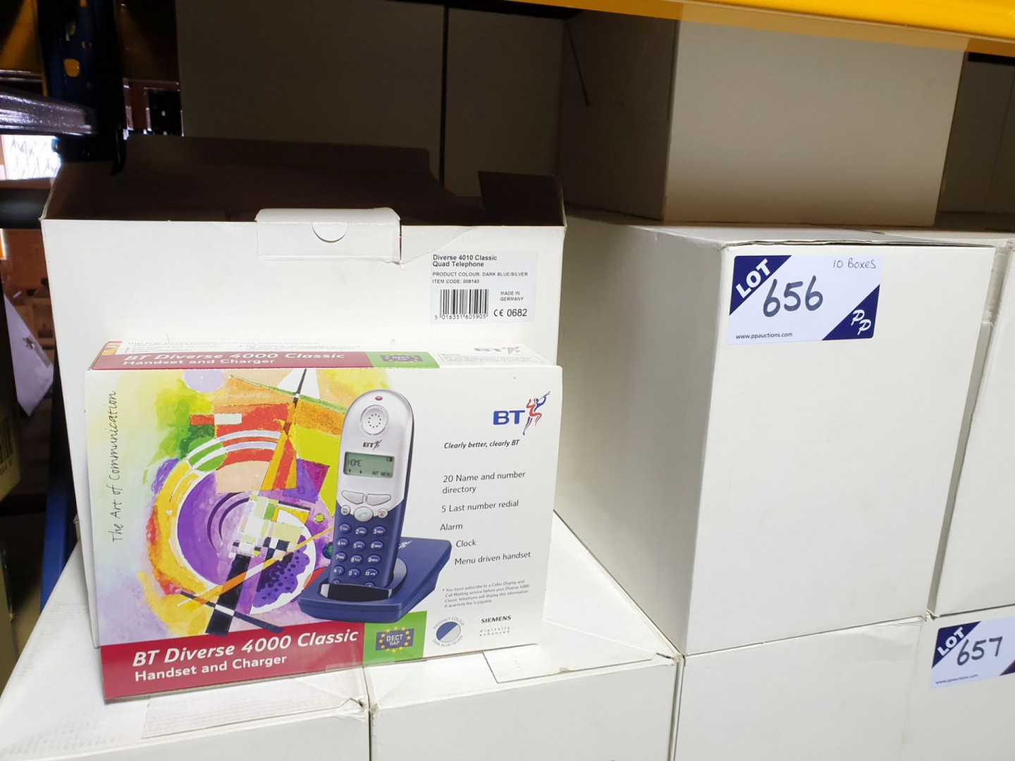 10 boxes (4 per box) BT Diverse 4000 classic hands...