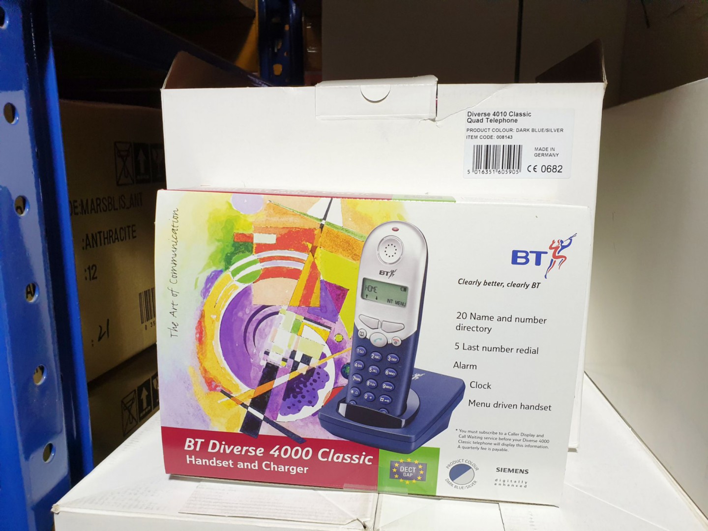 10 boxes (4 per box) BT Diverse 4000 classic hands...