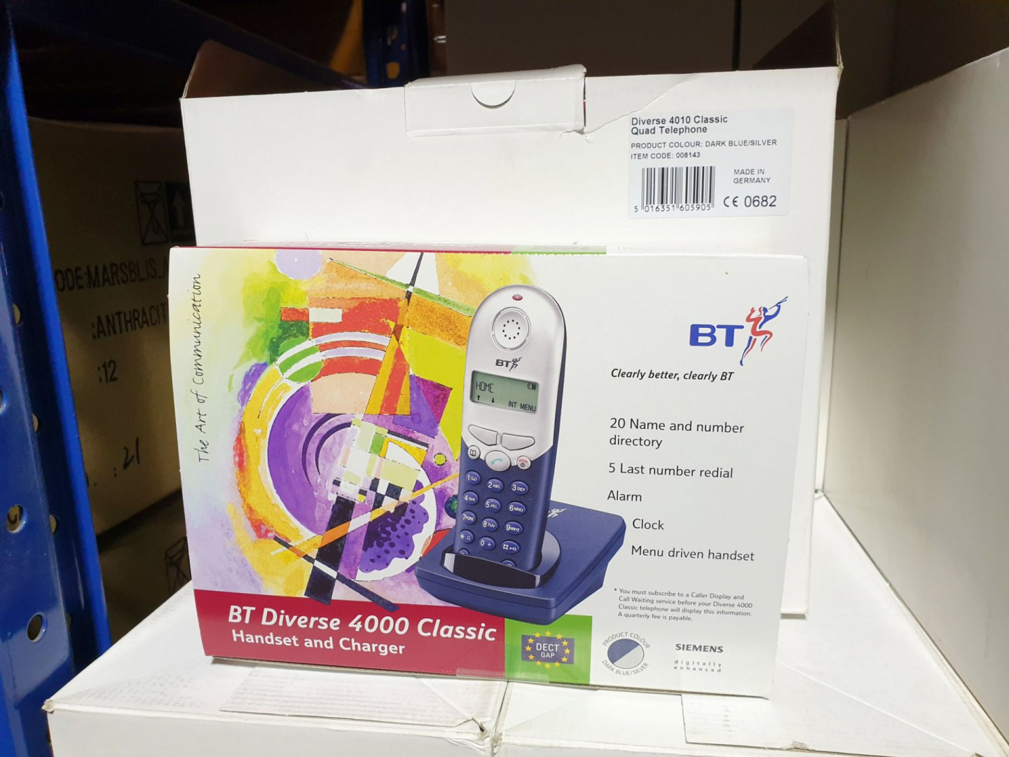 10 boxes (4 per box) BT Diverse 4000 classic hands...