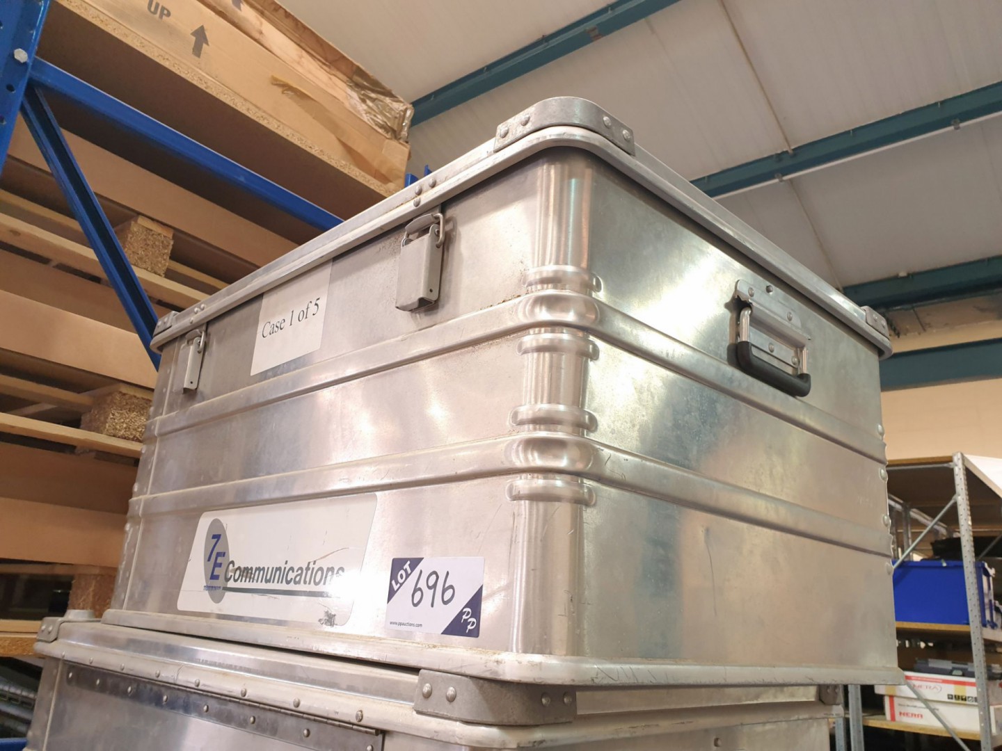 Zargess aluminium transit case, 750x400x560mm