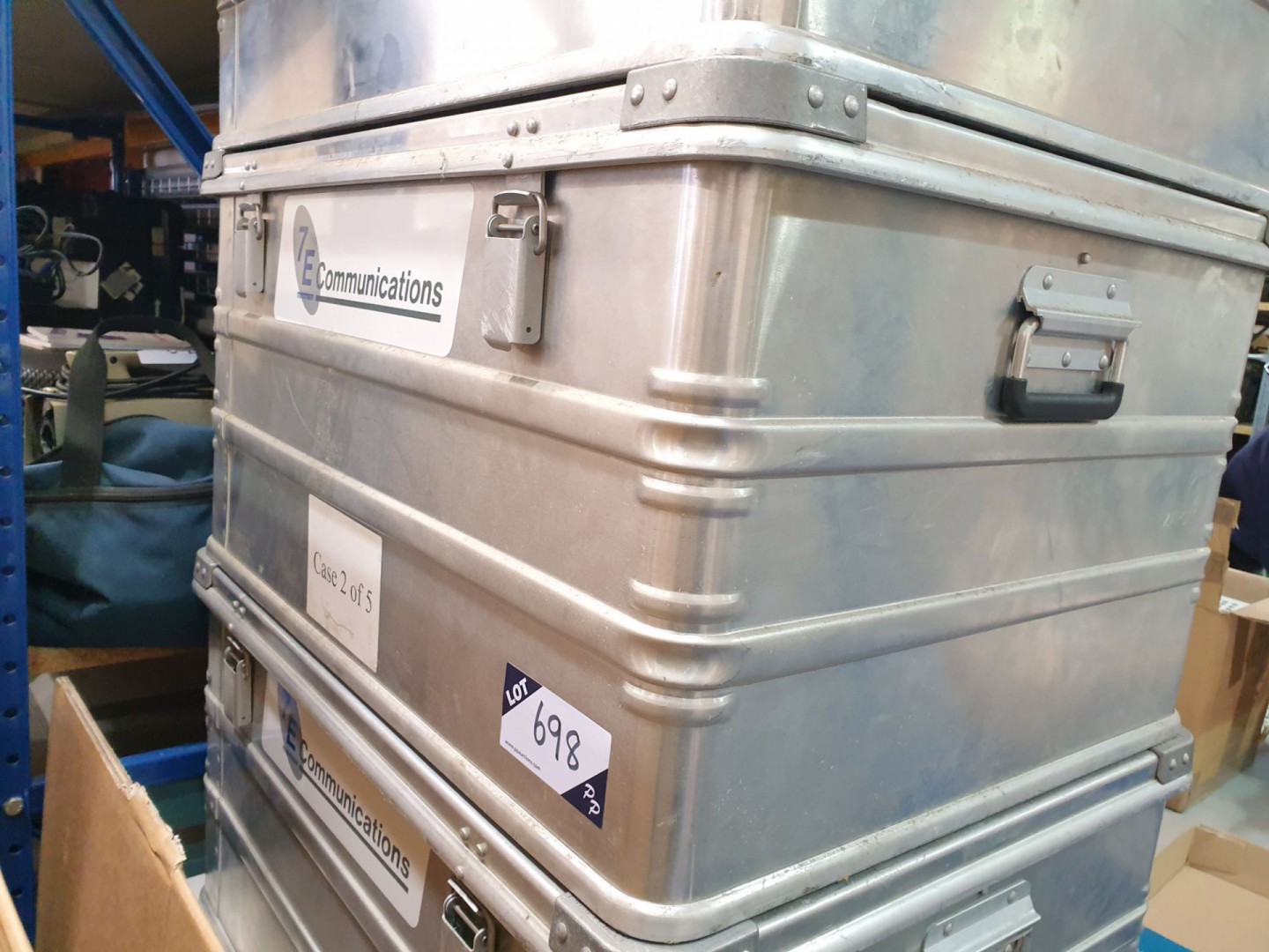 Zargess aluminium transit case, 750x400x560mm