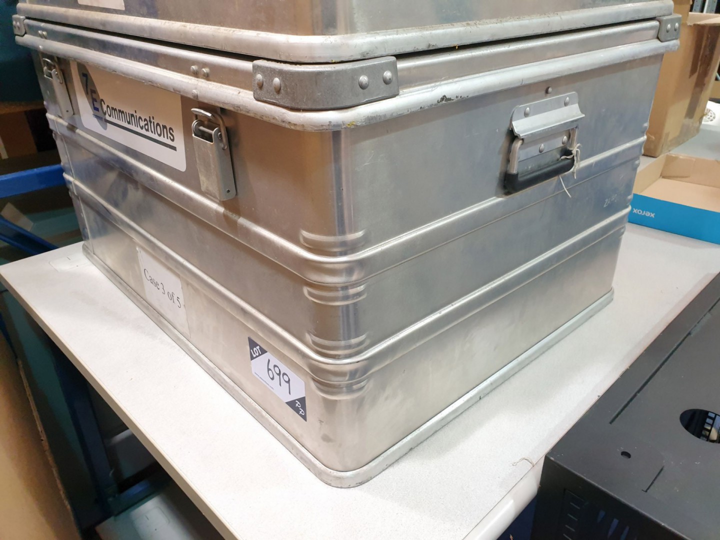 Zargess aluminium transit case, 750x400x560mm