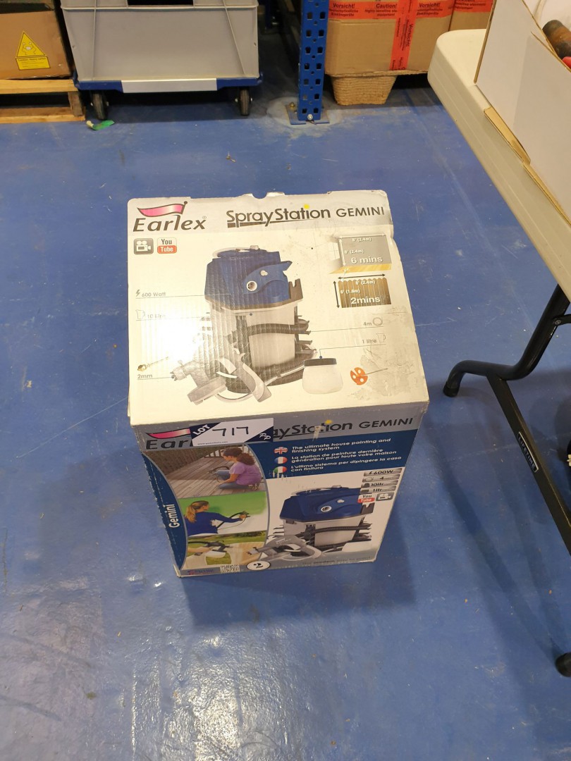 Earlex Gemini spray station, 600W, 10ltr, 240v wit...